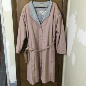 Vintage Weather Chasers Trench Coat Womens 22 Belted Button Up